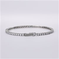 Bracciale Mabina Uomo Tennis in Argento Zirconia 533436-M - 533436-M